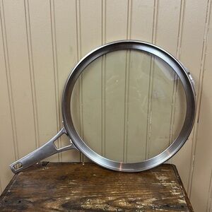 Calphalon Premier Space Saving Flat Glass Lid 10” Diameter Replacement lid only